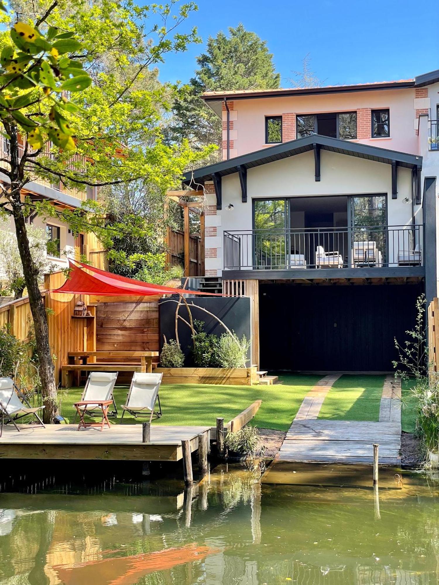 Villa Du Canal - Ponton Pour Bateau La Teste-de-Buch Exterior foto